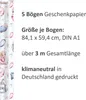 5 Bögen Geschenkpapier Meerjungfrau - 1,60€/qm- 84,1 x 59,4 Produktbild-Vorschau 5