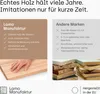 LAMO Manufaktur Wandregal Holz Baumkante  |  Regal Farbe: Produktbild-Vorschau 8