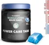 A container of Dometic Power Care Tabs with one tab shown separately. Produktbild-Vorschau