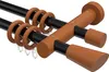 Interdeco Gardinenstange / Vorhangstange Schwarz / Produktbild-Vorschau 1
