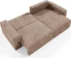 Furnisell Ecksofa L Form Cord Sofa "FANO", Dunkelblau Produktbild-Vorschau 4