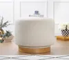 Hanah Home, Turneed - Cream, pouf, crème, 100 % COTON, 55 x Voir les images du produit 1