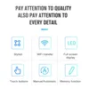 A grid of icons with text descriptions highlighting product features. Podgląd zdjęcia produktu