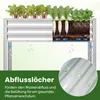 Jardinière surélevée en métal COSTWAY, jusqu'à 80 kg, bac Voir les images du produit 6