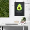 Mr. & Mrs. Panda Bild Avocado Glücklich DIN A4 - Produktbild-Vorschau 2
