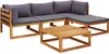 set da giardino 5 pezzi con cuscini in legno massiccio di Anteprima dell’immagine prodotto 27