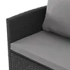 SVITA DALLAS Polyrattan Gartenmöbel Set 4-teilig 2 Sessel Produktbild-Vorschau 6