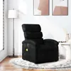 masážní křeslo vidaXL Black Fabric Náhled obrázku produktu 8