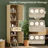 Flieks Badezimmer-Hochschrank mit Rattan-Schranktüren, Produktbild-Vorschau 7