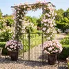 COSTWAY Arco per rose 200x56x206 cm in metallo, arco da Anteprima dell’immagine prodotto 2