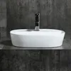 Lavabo da appoggio in Vetroceramica bianca lucida da Anteprima dell’immagine prodotto 9