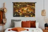 MuchoWow® Wandteppich Wandbehang Architektur - Licht - Produktbild-Vorschau 4
