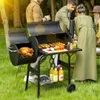 Izrielar Holzkohlegrill, Schwarz Grillstation auf Rollen Produktbild-Vorschau 6