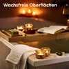 Praknu Teelichthalter Glas Klein für Tischdeko - 12er Set Produktbild-Vorschau 6