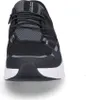 A close-up front view of a black and gray Skechers Glide-Step Pro sneaker. Voir les images du produit