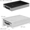 Table de chevet Relaxdays à fixer, lot de 2, bambou, H x l Voir les images du produit 4