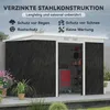 Outsunny kovový prístrešok na náradie so základom záhradný Náhľad obrázku produktu 4