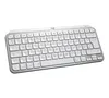 A Logitech MX Keys Mini Bluetooth keyboard for MacBook and iPad, with a Scandinavian QWERTY layout, shown from a slightly elevated front-facing angle on a white background. Produktbild-Vorschau