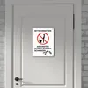 Bitte hinsetzen, ansonsten… Toilette Metallschild XL in Produktbild-Vorschau 6