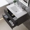 80 cm Badmöbel-Set Unterschrank mit Mineralguss waschtisch Produktbild-Vorschau 2