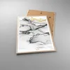 Gerahmtes Poster - Rahmen in heller Eiche - Stein Produktbild-Vorschau 3