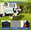 COSTWAY Campingstuhl Angelstuhl mit Fuß- & Kopfstütze Produktbild-Vorschau 5