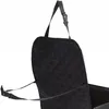 A close-up view of a black quilted car seat cover for pets, showing straps and buckles. Anteprima dell’immagine prodotto