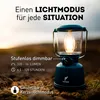 Favour Retro LED lampáš so žiarovkou Camping Lamp IP64 Náhľad obrázku produktu 2