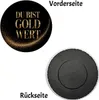 Du bist Gold wert Magnet Goldener Text Produktbild-Vorschau 2