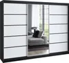 Schwebetürenschrank 200 cm, 3-türig, mit Spiegel & 4 Produktbild-Vorschau 2