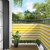 vidaXL Balkónová zástěna, žlutá a bílá, 100 x 800 cm, Náhled obrázku produktu 2