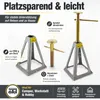 Bituxx 4 Alu Unterstellböcke Stützböcke Abstellböcke für Produktbild-Vorschau 2