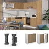 Spülenunterschrank Vicco R-Line Artisan-Eiche 80 cm ohne Produktbild-Vorschau 3
