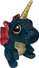 TY Beanie Boos Grindal, Spielzeug-Drachen, Schwarz, Gold, Produktbild-Vorschau 2