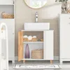SoBuy BZR75-W Szafka łazienkowa pod umywalkę Szafka pod Podgląd zdjęcia produktu 2