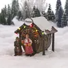 LuVille Weihnachtsdorf-Miniatur Bierstube - L11 x B12 x H12 Produktbild-Vorschau 2