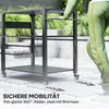 Outsunny Grillwagen 3-Etagen Servierwagen mit Arbeitsfläche Produktbild-Vorschau 6
