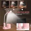 LED Schreibtischlampe, Nachttischlampe mit Stifthalter Produktbild-Vorschau 9