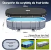 Poolabdeckung Rechteckig für Oberirdische Schwimmbad | Produktbild-Vorschau 2