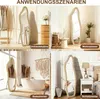 ProximaX Standspiegel 140×45 cm – Unregelmäßige, gebogene Produktbild-Vorschau 10