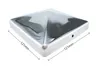 Pfostenkappe Edelstahl 121 mm  Kappe für Pfosten 12x12 cm Produktbild-Vorschau 3