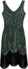 Dámské večerní šaty velikost XXL retro flapper šaty 1920 Náhled obrázku produktu 4