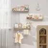WOLTU 3er Set Kinder Bücherregal, Wandregal, aus Produktbild-Vorschau 2