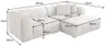 riess-ambiente Sofa ZERO GRAVITY 240cm beige Cord 3-Sitzer Produktbild-Vorschau 7
