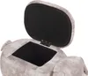 BELIANI Béžový sametový puf pes, pejsek, dřevěné nohy, Náhled obrázku produktu 8