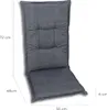 GO-DE Textil, Sesselauflage Hochlehner, 6er-Set, Farbe: Produktbild-Vorschau 2