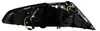 Perspektivische Produktansicht schräg: Für VW Golf 7 VII ab 2012- LED Rückleuchten Schwarz Smoke Dynamischer Blinker (Schwarz) Voir les images du produit