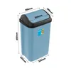 odpadkový kôš keeeper s výklopným vekom 50 l, 38,5 x 29 x Náhľad obrázku produktu 3