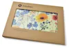 Glazen wanddecoratie "Aria", 40X30Cm, bloemenmotief Productafbeelding-voorbeeld 2