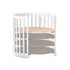 Veres Rom Ovales Babybett (90x70 cm), Erweiterungsset auf Produktbild-Vorschau 8